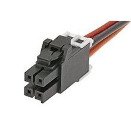 MOLEX Rectangular Cable Assemblies Ultrafit 4Ckt Black 300Mm 451330403